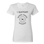 CB08<br>Support Women Ladies Tee