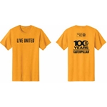 CLU-GOLD<br>LIVE UNITED TEE - GOLD