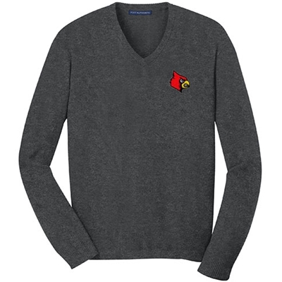 AUL130<br />Fine-Gauge V-Neck Sweater