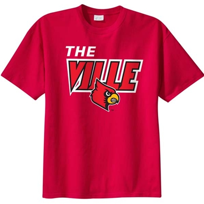 AUL144<br /> Red "Ville" T-Shirt