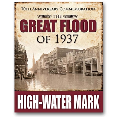 LMS90 <br />High-Water Mark Sign - Commemorating The Great Flood of 1937