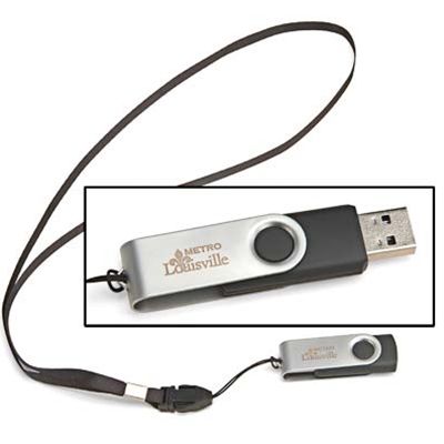LMS21 <br />Foldout USB Flash Drive 256MB