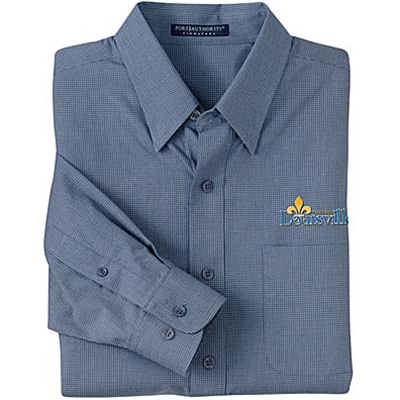 LMS61<br />Men's Yarn Dye Pattern Shirt