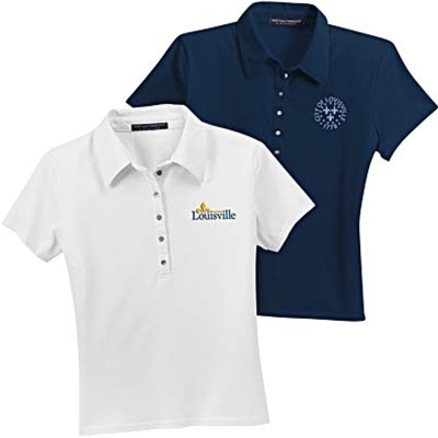 LMS73<br />Ladies Pima Cotton Fine Knit Sport Shirt