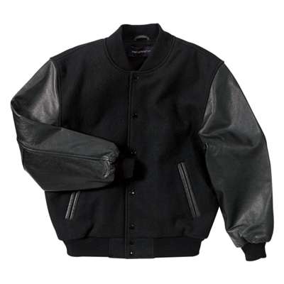 J783<br>Wool & Leather Letterman Jacket