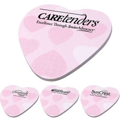 AF124<br>Heart Shaped Sticky Pad