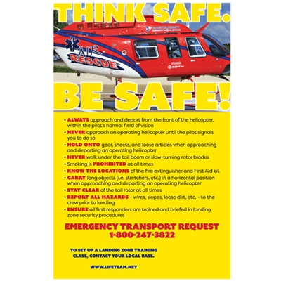 AIR823<br>Air Rescue LZ Posters Red