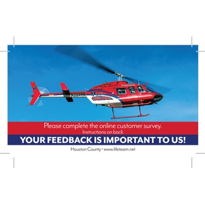 AIR825<br>Air Rescue Feedback Cards - Red